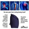 SkyRest Inflatable Head Neck Rest Travel Pillow - Portable Patented Design Napping Pillows for Airplanes Buses Cars Office Trains Outdoor Camping - Gift for Men Women view 4