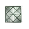 NDS 1212 Square Catch Basin Drain Grate, Diamond Design, Fits 12-Inch Catch Basin Drain, Risers and Low Profile Adapter, 12-Inch, Plastic, Green view 2