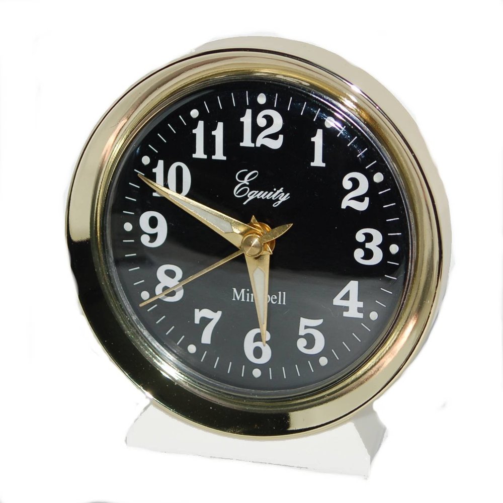 Equity 12020 Analog Key-Wound Bell Alarm Clock