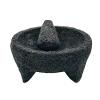 Molcajete de Piedra Negra / Black Stone Mortar & Pestle Molcajete view 1