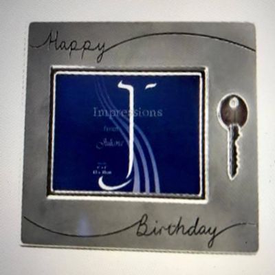 A1Gifts 21st Key Silverplated Photo Frame