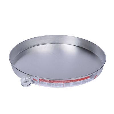 Oatey 34082 Water Heater Pan, 22-Inch, White/Aluminum
