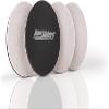 Super Sliders 3 1/2" Round Reusable Furniture Sliders or Movers for Hardwood to Move Mid-Sized Items, Beige (4 Pack) view 1