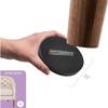 Super Sliders 3 1/2" Round Reusable Furniture Sliders or Movers for Hardwood to Move Mid-Sized Items, Beige (4 Pack) view 3