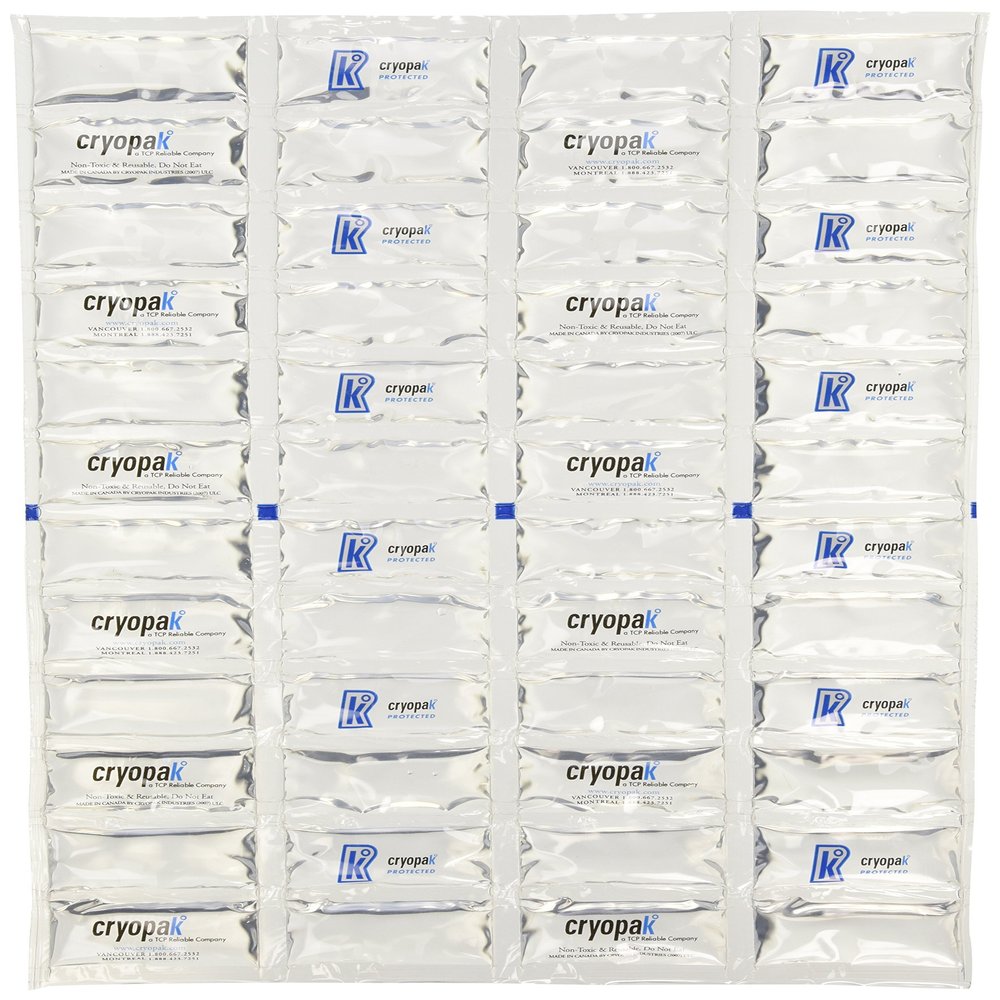Cryopak Flexible Ice Blanket 16.5 x 11.66-Inch (6 Pack)