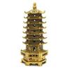 The Petite Brass Pagoda - 5" Feng Shui enhancer for protection and wealth luck view 1