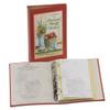 Meadowsweet Kitchens Treasured Family Journal Recipe Binder - Cookbook Organizer, Blank Notebook w/ 50 Lined Recipe Pages, 40 Clear Plastic Sleeves & 10 Dividers, 9 x 6 1/2 x 1 7/8 Inch, Red & Yellow view 1