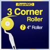 FOAM PRO 00102 FoamPRO Corner Roller, Smooth Surface, 4 In. view 2