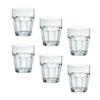 Bormioli Rocco Rock Bar Stackable Rocks Glasses, Set of 6, 9 1/4oz. view 1