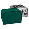 RITZ Premium Universal Four Slice Toaster Cover, 11.25" x 7.25" x 10.5", Polyester and Cotton Quilted, Fingerprint Protector, Super Soft Appliance Cover, Dust Protection (Appliance NOT Included), Dark view 1