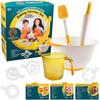 MasterChef Junior Baking Kitchen Set for Kids - 7 Pc. Kit Includes Real Cooking Tools for Kids w Recipes, Xmas Holiday Gift Party- Homemade Treats view 1