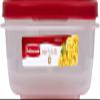 Rubbermaid Easy Find Lids Food Storage Container, 9 Cup, Racer Red view 2
