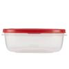 Rubbermaid Easy Find Lids Food Storage Container, 9 Cup, Racer Red view 3