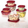 Rubbermaid Easy Find Lid 7-Cup Food Storage Container, Red view 2