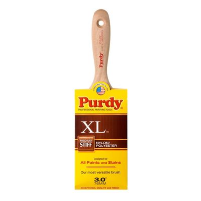 Purdy 144324330 XL Series Pip Enamel/Wall Paint Brush, 3 inch