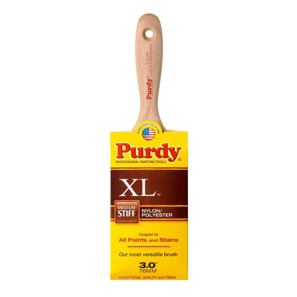 Purdy 144324330 XL Series Pip Enamel/Wall Paint Brush, 3 inch
