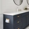 Millbridge Recessed Toilet Paper Holder in Polished Brass view 4
