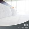 DMI Waterproof Mattress Protector, Mattress Pad, Waterproof Mattress Cover, Bed Pad and Bed Coverr, Encased Zippered Fit, King, White view 2