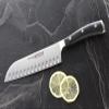 Wusthof WU4176 Classic Ikon 7-Inch Santoku, Hollow Edge, Black, One Size view 4