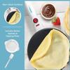 CucinaPro Cordless Crepe Maker- Valentine Breakfast Essential w FREE Recipe Guide, NonStick Dipping Plate, Electric Base, Batter Spatula- Portable Hot Plate Compact Baker, Morning Dessert Gift for Her view 3