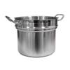 Update International (SDB-12) 12 Qt Induction Ready Double Boiler with Cover, Stainless Steel view 2
