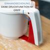 Westmark Flour- And Icing Sifter, 6" x 4" x 4", White/Red view 2