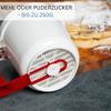 Westmark Flour- And Icing Sifter, 6" x 4" x 4", White/Red view 3