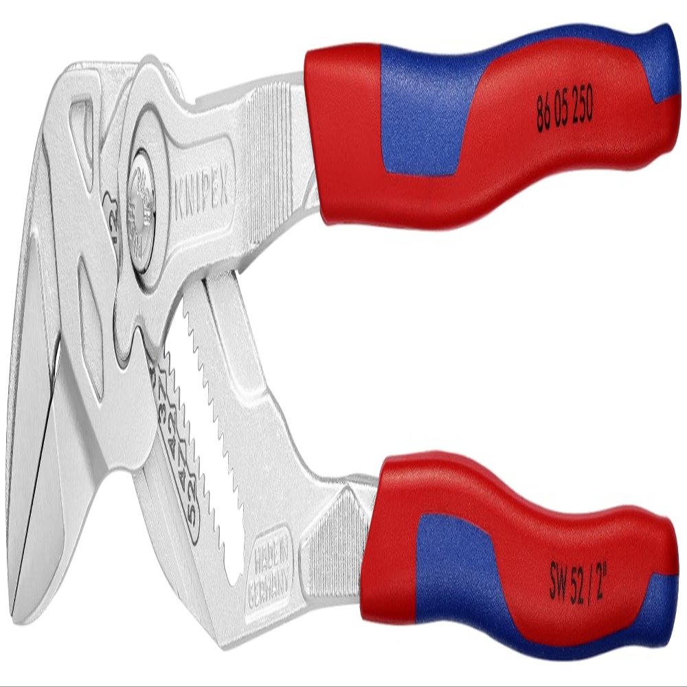 KNIPEX Tools 86 05 250 10-Inch Pliers Wrench with Comfort Grip