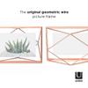 Umbra Prisma Picture Frame, 4x6 Metal Photo Display for Desk or Wall, 4" x 6", Copper view 3