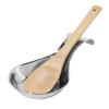 OGGI Stainless Steel Spoon Rest- Long Handle Holds Kitchen Utensils in Place, Great Spoon Rest for Counter, Stove Top, or Coffee Station; Kitchen Accessories, Utensil Rest, Stainless view 2