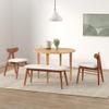 Winsome Hannah Double Drop Leaf Dining Table, for Dining Room, 29", Light Oak view 2