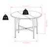 Winsome Hannah Double Drop Leaf Dining Table, for Dining Room, 29", Light Oak view 3