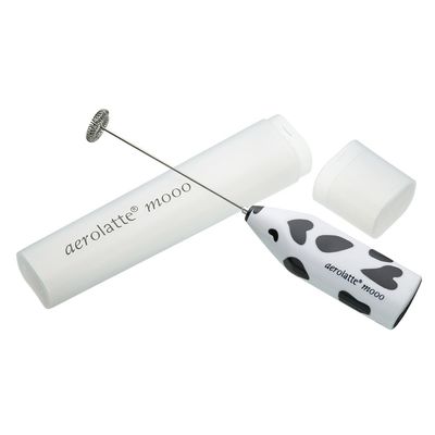 Aerolatte Milk Frother with Travel Storage Case, The Original Steam-Free Frother, Moo