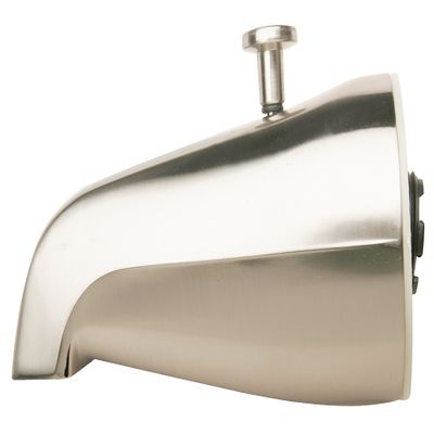 Keeney PP825-31BN Bathtub Spout with Diverter, 3/4" IPS, Brushed Nickel