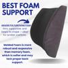 Bodyline Back-Huggar - Traditonal/Regular Style - The Original Lumbar Cushion - Black view 2