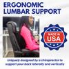 Bodyline Back-Huggar - Traditonal/Regular Style - The Original Lumbar Cushion - Black view 4