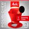 Melitta 64008 Red Ready Joe Filter Cone view 1