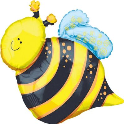 Anagram International Happy Bee Shape Foil Pack, 25"