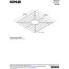 KOHLER Bottom Basin Rack Poise Dbl/Entertainmt view 2