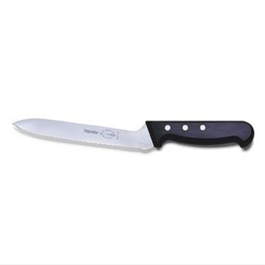 F. Dick 7'' off Set Bread/Utility Knife. Serrated Edge.
