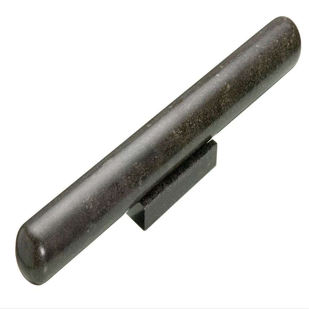 MasterClass Kitchen Craft MCGRANRP Rolling Pin/Stand, Marble, Black, 40 x 12 x 16 cm