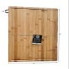 Extra Large Organic Bamboo Cutting & Charcuterie Board with Juice Groove & Reversible view 2