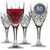 Godinger Dublin Wine Glasses, Stemmed Wine Glass Goblets, Stemmed Drinking Glasses, Glass Cups, Barware & Drinkware, 10oz Set of 4 view 1