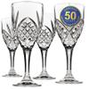 Godinger Dublin Wine Glasses, Stemmed Wine Glass Goblets, Stemmed Drinking Glasses, Glass Cups, Barware & Drinkware, 10oz Set of 4 view 2