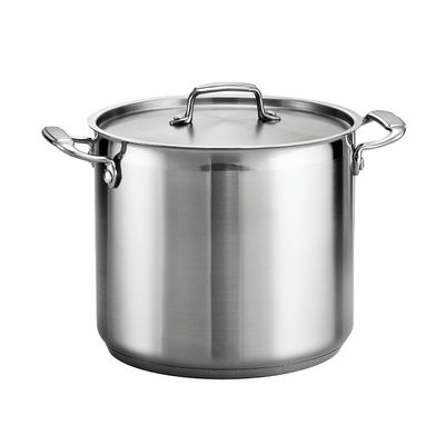 Tramontina Gourmet Stainless Steel 12-Quart Stock Pot with Lid