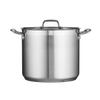 Tramontina Gourmet Stainless Steel 12-Quart Stock Pot with Lid view 2