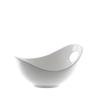 10 Strawberry Street Whittier 7.75"/24 Oz Fruit Bowl with Cut Out, Set of 4, White view 1