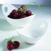 10 Strawberry Street Whittier 7.75"/24 Oz Fruit Bowl with Cut Out, Set of 4, White view 2