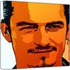 Orlando Bloom - Pop Art Print (Multicolour) 30 x 30 x 2.5 cm Deep Box Canvas view 1