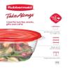 Rubbermaid TakeAlongs Square Food Storage Containers, 2.9 Cup, Tint Chili, 2 Count view 4